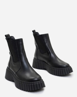 Фото вещи ISSA Plus Челси (OB2-289_black) Женское, цвет - Чёрный, материал - Кожа