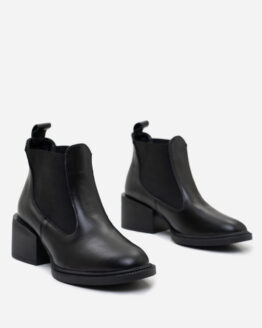 Фото вещи ISSA Plus Бoтильоны (OB2-281_black) Женское, цвет - Чёрный, материал - Кожа