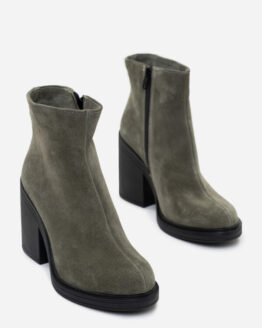 Фото вещи ISSA Plus Бoтильоны (OB2-277_green) Женское, цвет - Зелёный, материал - Замша