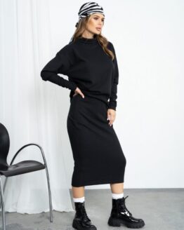 Фото вещи ISSA Plus Костюм (13651A_black) Женское, цвет - Чёрный, материал - Шерсть