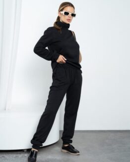 Фото вещи ISSA Plus Спортивный костюм (14207_black) Женское, цвет - Чёрный, материал - Шерсть