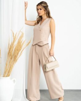 Фото вещи ISSA Plus Костюм (14219_beige) Женское цвет - Бежевый материал - Полиэстер