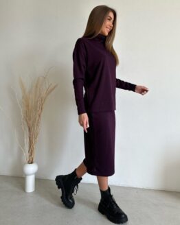 Фото вещи ISSA Plus Костюм (13651A_violet) Женское, цвет - Фиолетовый, материал - Шерсть