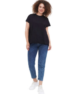 Фото вещи Chikiss Футболка (CLO101-004) Женское цвет - Чёрный материал - Хлопок