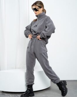 Фото вещи ISSA Plus Спортивный костюм (SA-486_darkgray) Женское, цвет - Серый, материал - Флис