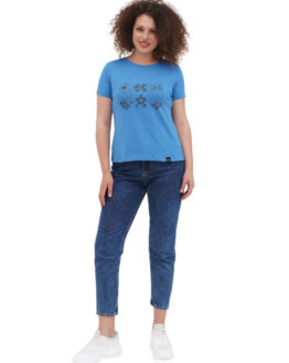 Фото вещи Chikiss Футболка (CLV202-10gra) Женское цвет - Синий материал - Хлопок