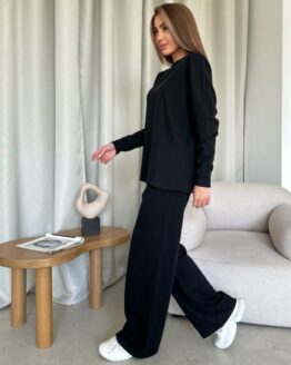 Фото вещи ISSA Plus Костюм (12531A_black) Женское, цвет - Чёрный, материал - Шерсть
