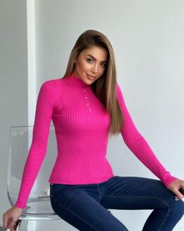 Фото вещи ISSA Plus Водолазка (WN20-553_raspberry) Женское, цвет - Малиновый, материал - Полиэстер