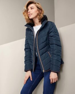 Фото вещи Tchibo Демисезонная куртка (T1672954894) Женское, цвет - Тёмно-синий, материал - Полиэстер