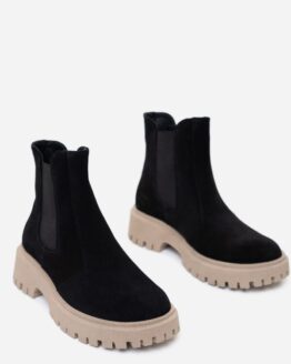 Фото вещи ISSA Plus Челси (OB2-307_black) Женское, цвет - Чёрный, материал - Замша