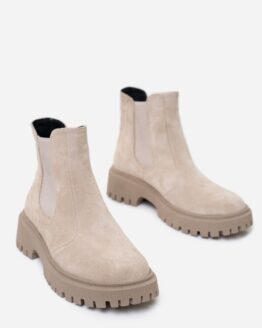 Фото вещи ISSA Plus Челси (OB2-307_beige) Женское, цвет - Бежевый, материал - Замша