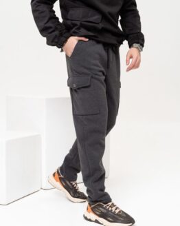 Фото вещи ISSA Plus Штаны спортивные (GN-512_darkgray) Мужское, цвет - Серый, материал - Хлопок