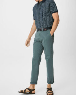 Фото вещи C&A Брюки повседневные (66728) Мужское цвет - Зелёный материал - Хлопок