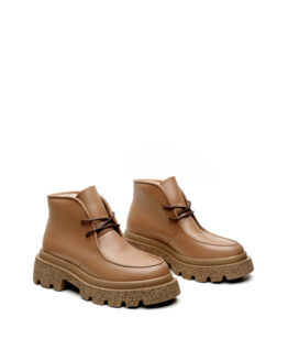 Фото вещи Alex Bell Ботинки (1170673) Женское цвет - Бежевый материал - Кожа