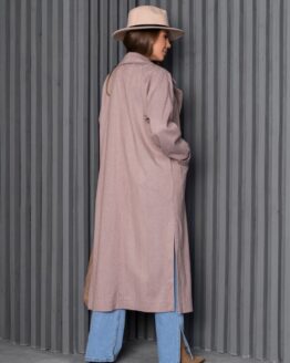 Фото вещи ISSA Plus Пальто (14247_beige) Женское цвет - Бежевый материал - Шерсть