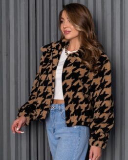 Фото вещи ISSA Plus Шуба (14243_brown) Женское цвет - Коричневый материал - Искусственный мех