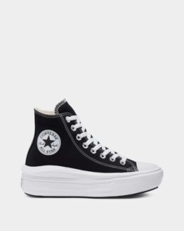 Фото вещи CONVERSE Chuck Taylor All Star MOVE Кеды высокие (CB394) Женское, цвет - Чёрный, материал - Текстиль