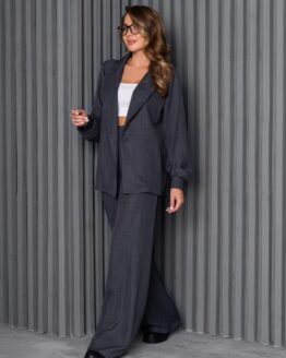 Фото вещи ISSA Plus Деловой костюм (14228_grey) Женское цвет - Серый материал - Хлопок/эластан