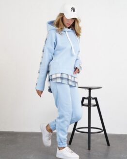 Фото вещи ISSA Plus Спортивный костюм (SA-322_blue) Женское, цвет - Голубой, материал - Хлопок