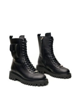 Фото вещи Alex Bell Ботинки (1170791) Женское цвет - Чёрный материал - Кожа