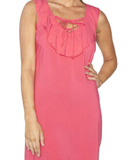 Фото вещи YSABEL MORA Сарафан (85629) Женское цвет - Коралловый материал - Вискоза