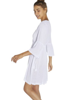 Фото вещи YSABEL MORA Сарафан (85817) Женское цвет - Белый материал - Вискоза