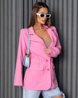 Фото вещи ISSA Plus Пиджак (14237_pink) Женское цвет - Розовый материал - Полиэстер