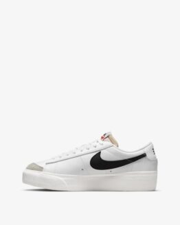 Фото вещи NIKE Blazer Low Platform  Кеды низкие (CF358) Женское, цвет - Белый, материал - Кожа/текстиль