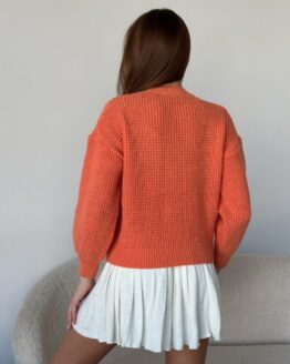 Фото вещи ISSA Plus Джемпер (WN20-560_coral) Женское цвет - Коралловый материал - Шерсть