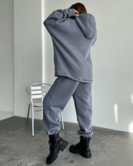 Фото вещи ISSA Plus Спортивный костюм (SA-499_grey) Женское цвет - Серый материал - Хлопок/полиэстер