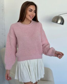 Фото вещи ISSA Plus Джемпер (WN20-560_pink) Женское цвет - Розовый материал - Шерсть