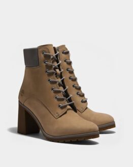 Фото вещи Timberland Allington 6in Lace Up Бoтильоны (TG2960) Женское, цвет - Бежевый, материал - Нубук