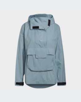 Фото вещи adidas Анорак (HA7692) Женское цвет - Серый материал - Полиуретан/текстиль