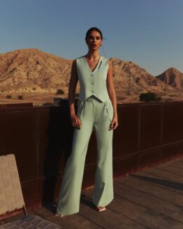 Фото вещи Gepur Жилет классический (43121) Женское цвет - Зелёный материал - Вискоза