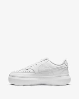 Фото вещи NIKE Court Vision Alta Кеды низкие (CF507) Женское, цвет - Белый, материал - Кожа/синтетический материал