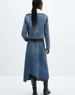 Фото вещи MANGO Rachel Джинсовая куртка (MNO500) Женское, цвет - Синий, материал - Хлопок