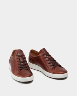 Фото вещи ECCO Soft 7 Кеды низкие (ZM5226) Мужское, цвет - Коричневый, материал - Нубук