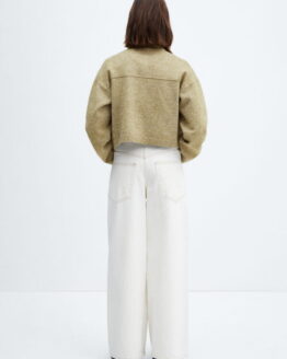 Фото вещи MANGO Selena Демисезонная куртка (MNO502) Женское цвет - Зелёный материал - Акрил