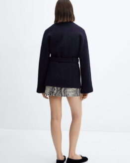 Фото вещи MANGO Justin Кардиган (MNO492) Женское цвет - Тёмно-синий материал - Полиэстер