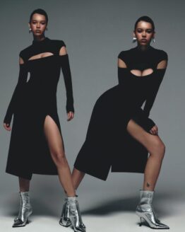 Фото вещи Gepur Платье миди (44932) Женское цвет - Чёрный материал - Вискоза