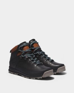 Фото вещи Timberland World Hiker Mid Ботинки (TF5050) Мужское, цвет - Чёрный, материал - Кожа/искусственная кожа
