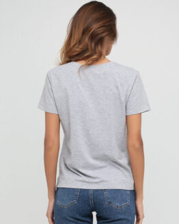 Фото вещи Chikiss Футболка (CLV001003) Женское цвет - Серый материал - Хлопок