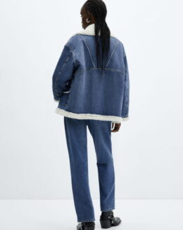 Фото вещи MANGO Phoebe Джинсовая куртка (MNO496) Женское, цвет - Синий, материал - Хлопок