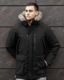 Фото вещи Pobedov Парка (OW559853ba) Мужское цвет - Чёрный материал - Полиэстер