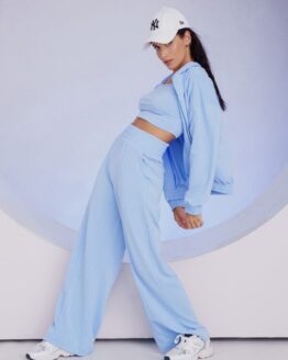 Фото вещи ISSA Plus Спортивный костюм (13479_lightblue) Женское, цвет - Голубой, материал - Хлопок/полиэстер