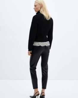 Фото вещи MANGO London Леггинсы (MNO501) Женское цвет - Чёрный материал - Полиэстер