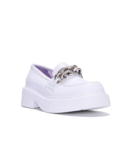 Фото вещи Alex Bell Лоферы (1166395) Женское, цвет - Белый, материал - Кожа