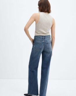 Фото вещи MANGO Denver Широкие джинсы (MNO470) Женское цвет - Синий материал - Хлопок