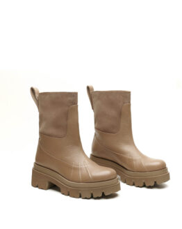 Фото вещи Alex Bell Ботинки (1168418) Женское, цвет - Бежевый, материал - Кожа