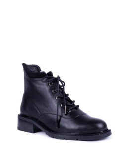 Фото вещи Alex Bell Ботинки (1165215) Женское, цвет - Чёрный, материал - Кожа